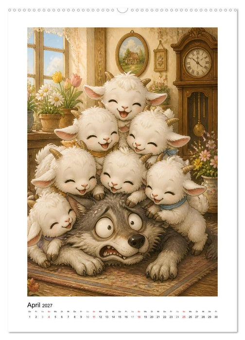 Süß verdrehte Märchen (CALVENDO Premium Wandkalender 2027)
