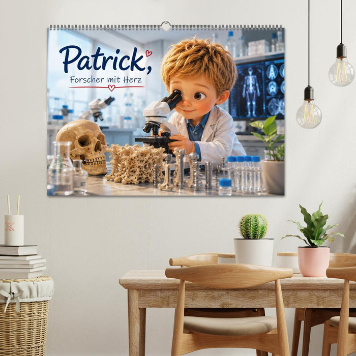 Patrick, Forscher mit Herz (CALVENDO Wandkalender 2027)