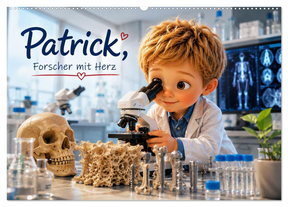 Patrick, Forscher mit Herz (CALVENDO Wandkalender 2027)