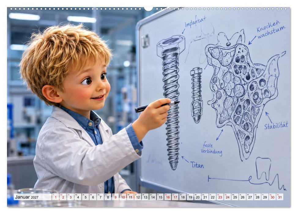 Patrick, Forscher mit Herz (CALVENDO Wandkalender 2027)