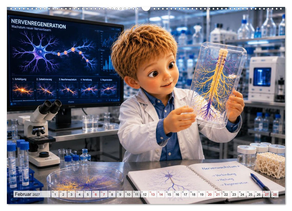 Patrick, Forscher mit Herz (CALVENDO Wandkalender 2027)