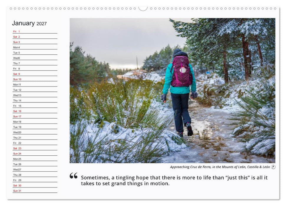 Camino de Santiago - a Photographic Journey of Reflections (CALVENDO Premium-Calendar 2027)