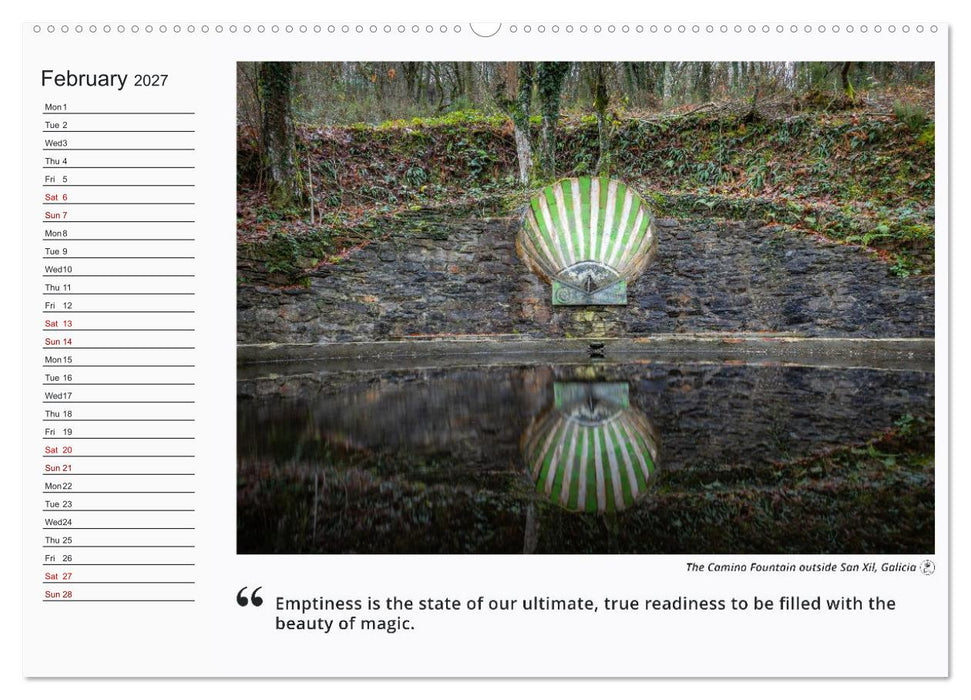 Camino de Santiago - a Photographic Journey of Reflections (CALVENDO Premium-Calendar 2027)