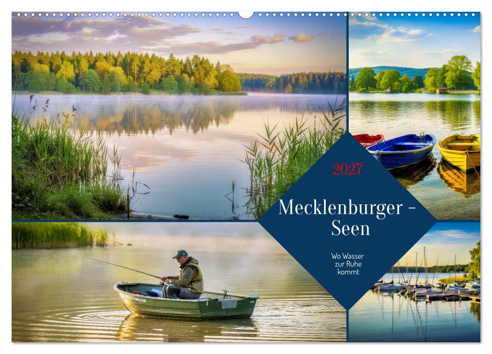 Mecklenburger - Seen (CALVENDO Wandkalender 2027)