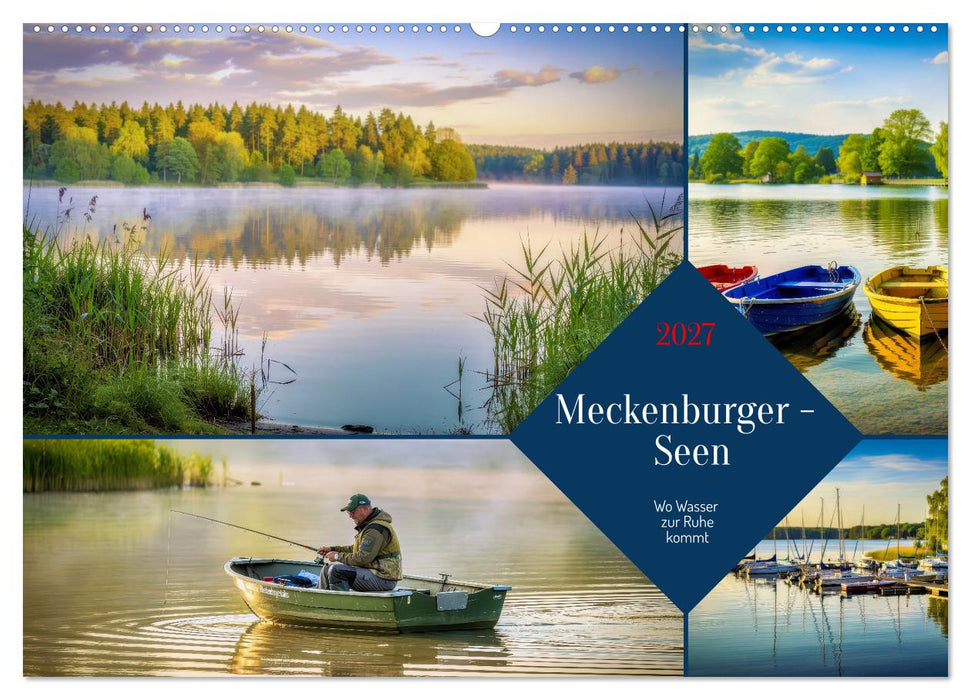 Meckenburger - Seen (CALVENDO Wandkalender 2027)