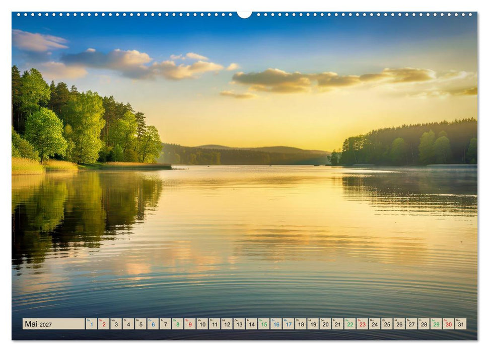 Meckenburger - Seen (CALVENDO Wandkalender 2027)