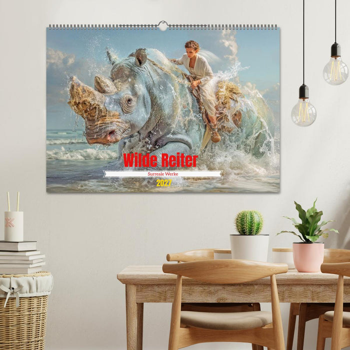 Wilde Reiter - Surreale Werke (CALVENDO Wandkalender 2027)
