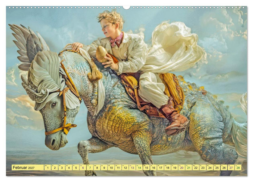 Wilde Reiter - Surreale Werke (CALVENDO Wandkalender 2027)