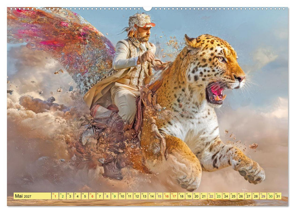 Wilde Reiter - Surreale Werke (CALVENDO Wandkalender 2027)