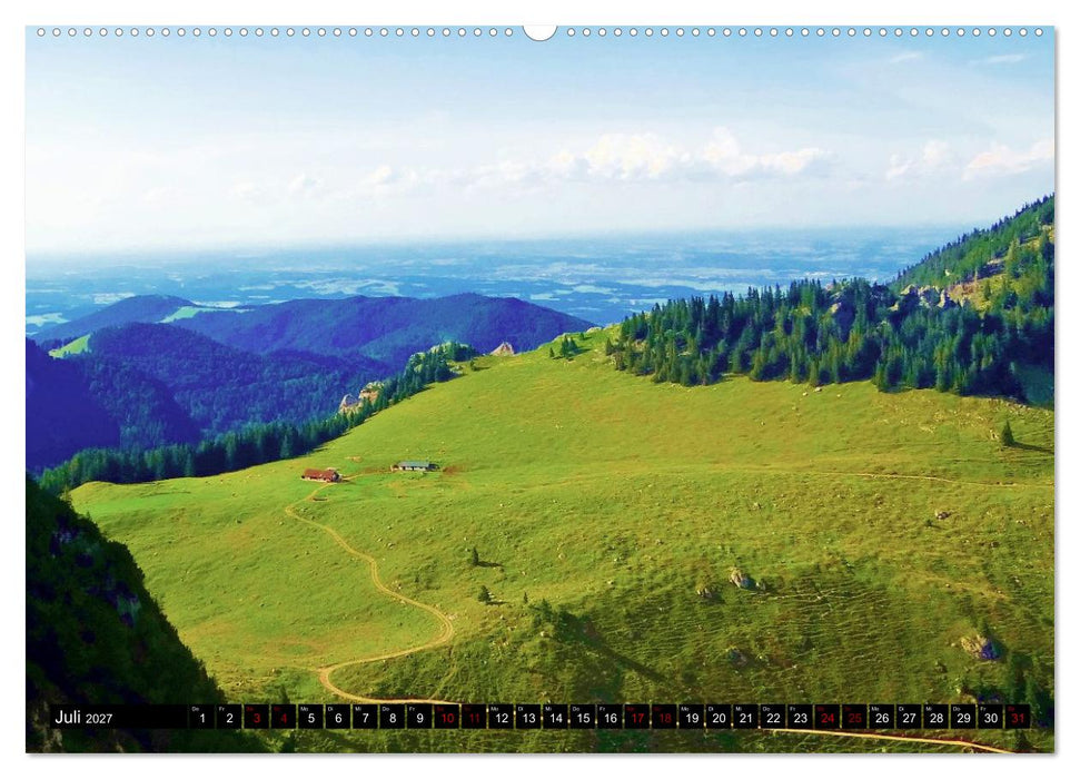 Wendelstein Bayrischzell (CALVENDO Premium Wandkalender 2027)
