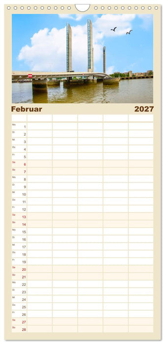 Zauberhaftes Bordeaux (CALVENDO Familienplaner 2027)