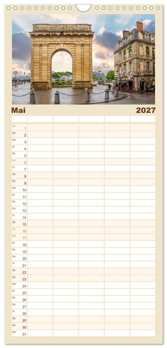 Zauberhaftes Bordeaux (CALVENDO Familienplaner 2027)