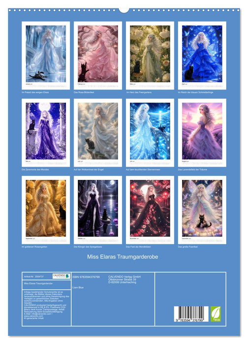 Miss Elaras Traumgarderobe (CALVENDO Premium Wandkalender 2027)