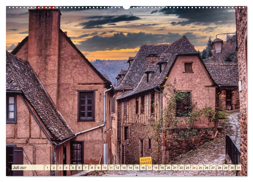 CONQUES - Wo der Jakobsweg die Zeit anhält (CALVENDO Premium Wandkalender 2027)