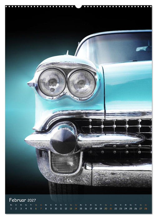 Fantastische US Cars 1950er Jahre (CALVENDO Wandkalender 2027)