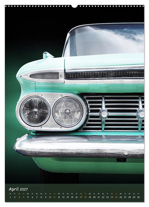 Fantastische US Cars 1950er Jahre (CALVENDO Wandkalender 2027)