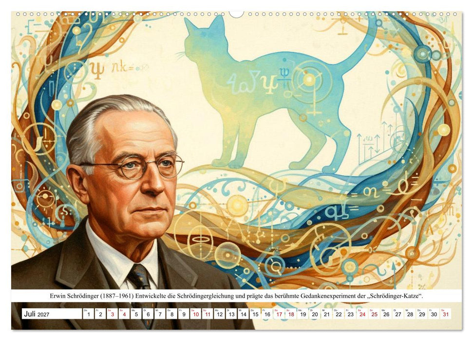Vordenker der Quantenphysik (CALVENDO Premium Wandkalender 2027)