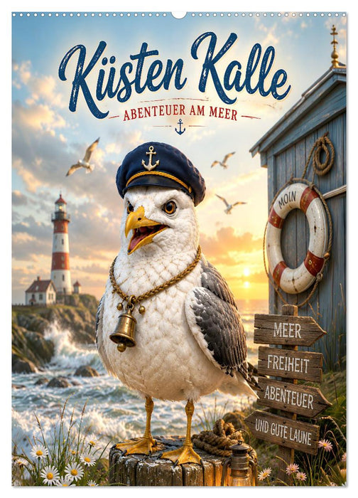 Küsten Kalle - Abenteuer am Meer (CALVENDO Wandkalender 2027)