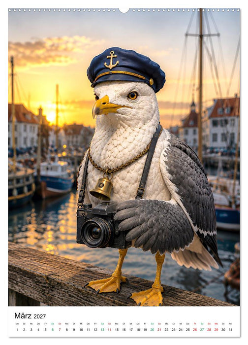 Küsten Kalle - Abenteuer am Meer (CALVENDO Wandkalender 2027)