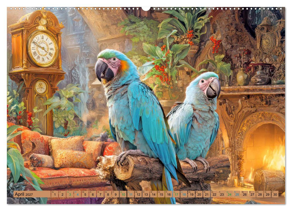 Niedliche Tiere - Unser gemütliches Heim (CALVENDO Wandkalender 2027)