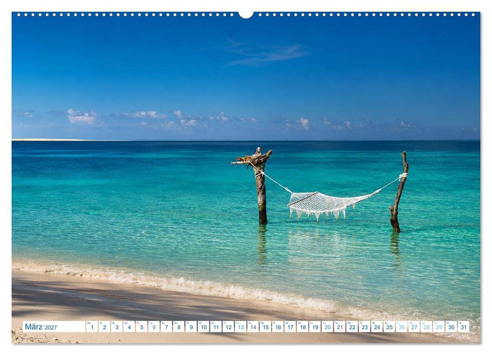 Malediven - Traumstrände im türkisblauen Paradies (CALVENDO Wandkalender 2027)