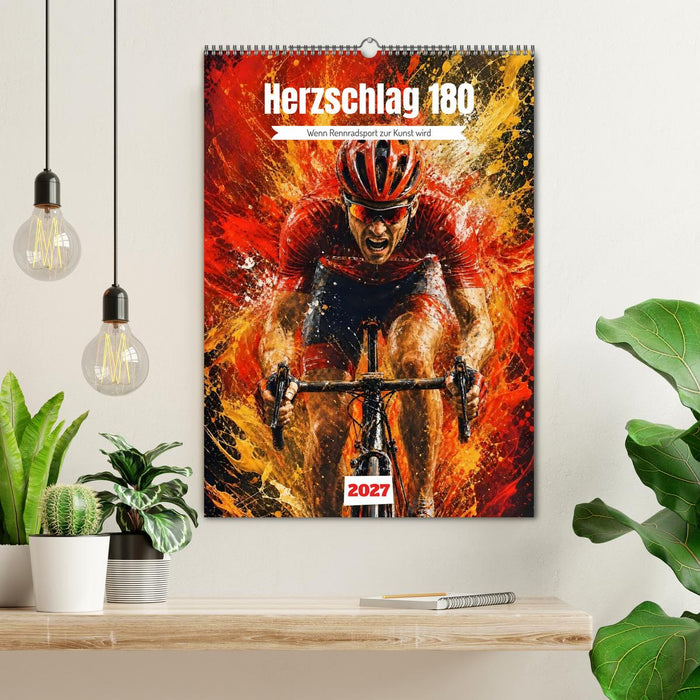 Herzschlag 180 - Wenn Rennradsport zur Kunst wird (CALVENDO Wandkalender 2027)