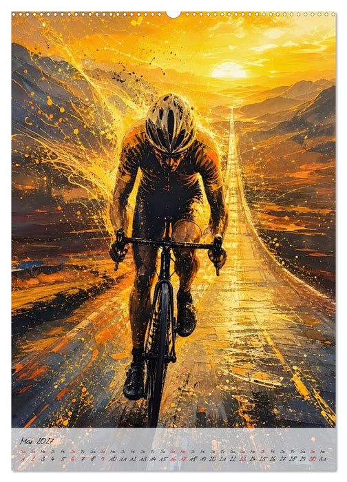 Herzschlag 180 - Wenn Rennradsport zur Kunst wird (CALVENDO Wandkalender 2027)