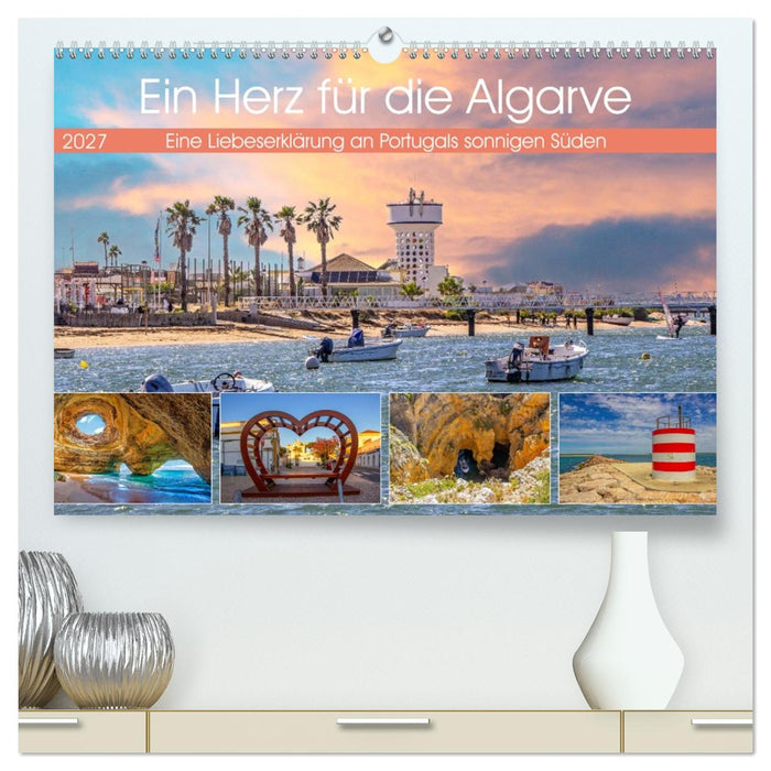 Ein Herz für die Algarve (CALVENDO Premium Wandkalender 2027)