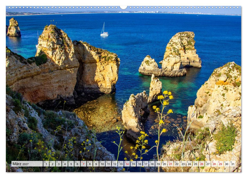 Ein Herz für die Algarve (CALVENDO Premium Wandkalender 2027)