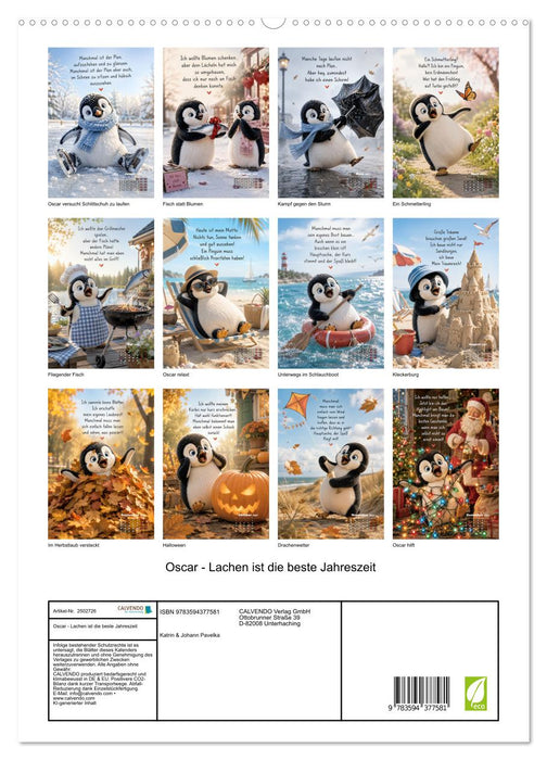 Oscar - Lachen ist die beste Jahreszeit (CALVENDO Premium Wandkalender 2027)