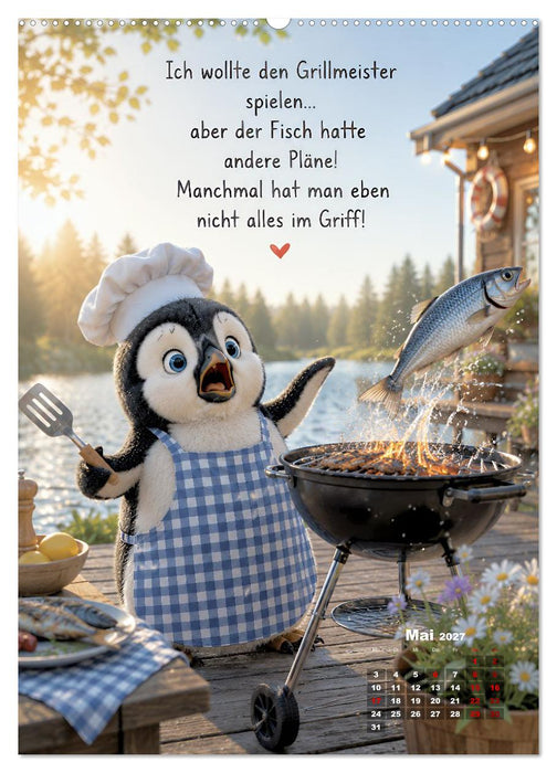 Oscar - Lachen ist die beste Jahreszeit (CALVENDO Premium Wandkalender 2027)