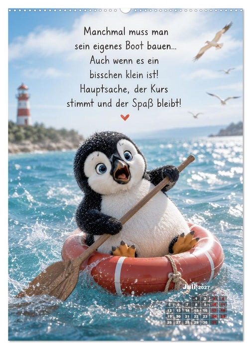 Oscar - Lachen ist die beste Jahreszeit (CALVENDO Premium Wandkalender 2027)