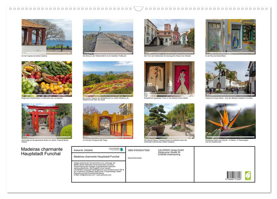 Madeiras charmante Hauptstadt Funchal (CALVENDO Wandkalender 2027)