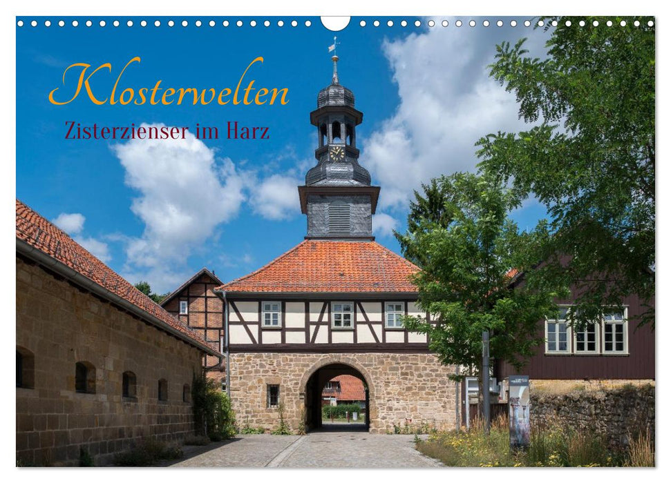 Klosterwelten - Zisterzienser im Harz (CALVENDO Wandkalender 2027)