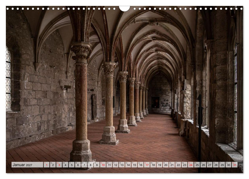 Klosterwelten - Zisterzienser im Harz (CALVENDO Wandkalender 2027)