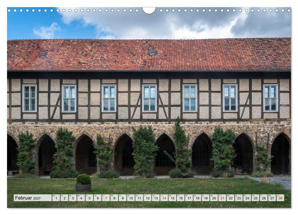 Klosterwelten - Zisterzienser im Harz (CALVENDO Wandkalender 2027)
