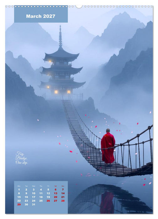 Walk on. The way will unfold. (CALVENDO Premium-Calendar 2027)