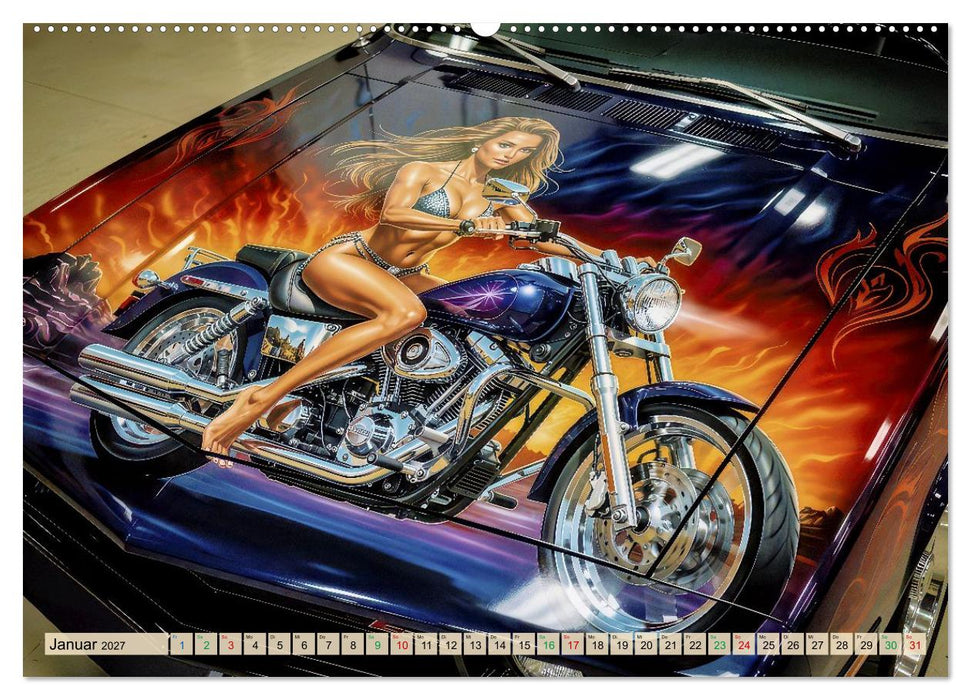 Airbrush-Künstler (CALVENDO Premium Wandkalender 2027)
