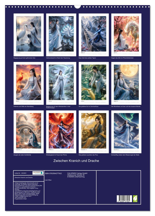 Zwischen Kranich und Drache (CALVENDO Wandkalender 2027)