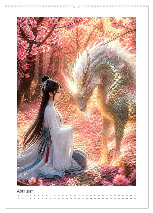 Zwischen Kranich und Drache (CALVENDO Wandkalender 2027)
