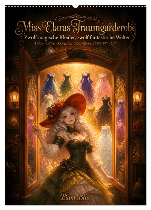 Miss Elaras Traumgarderobe (CALVENDO Wandkalender 2027)