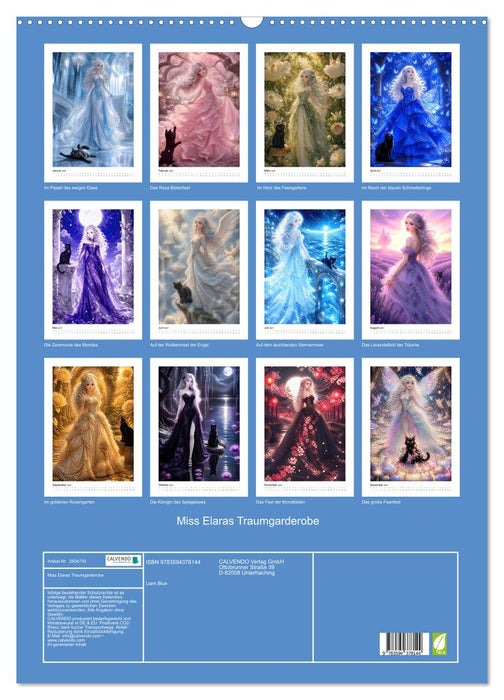 Miss Elaras Traumgarderobe (CALVENDO Wandkalender 2027)