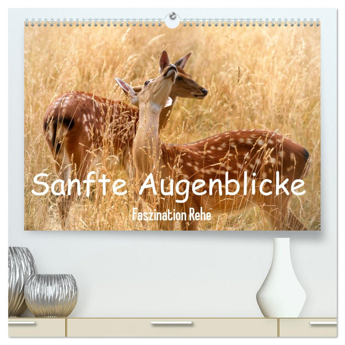 Sanfte Augenblicke, Faszination Rehe (CALVENDO Premium Wandkalender 2027)