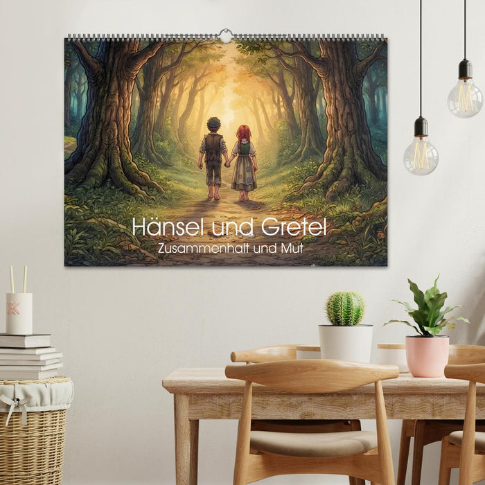 Hänsel und Gretel - Zusammenhalt und Mut (CALVENDO Wandkalender 2027)