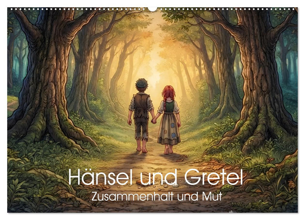 Hänsel und Gretel - Zusammenhalt und Mut (CALVENDO Wandkalender 2027)