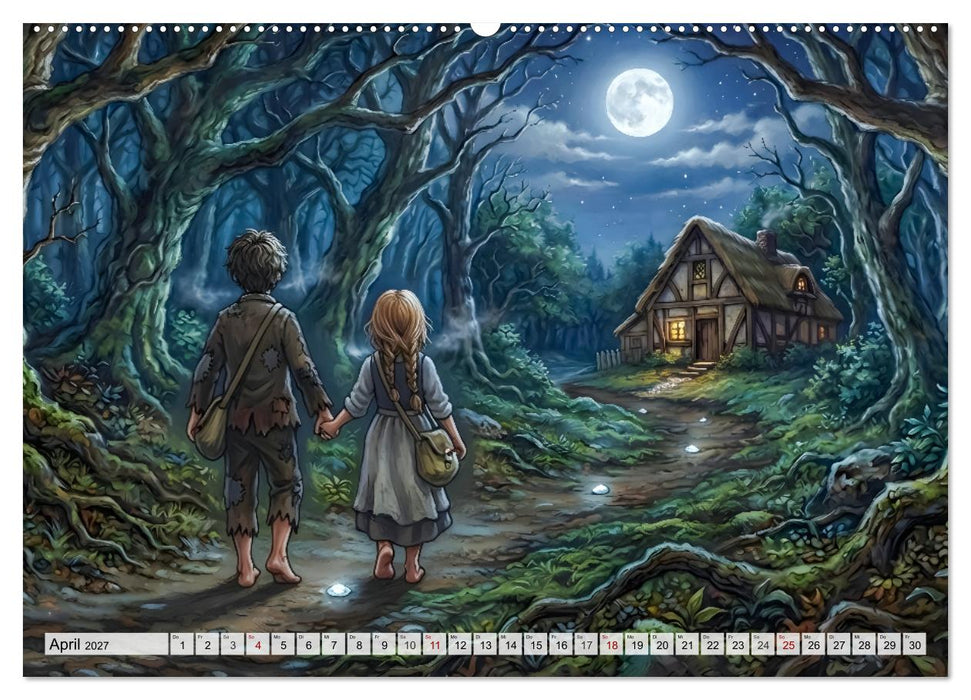 Hänsel und Gretel - Zusammenhalt und Mut (CALVENDO Wandkalender 2027)