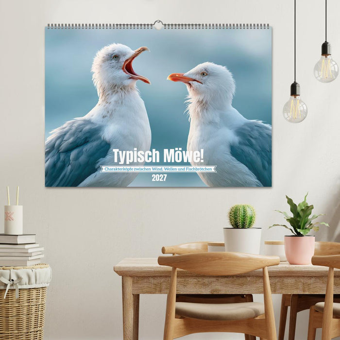 Typisch Möwe! (CALVENDO Wandkalender 2027)