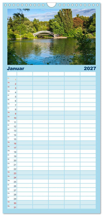 Bootscharter nach Berlin (CALVENDO Familienplaner 2027)