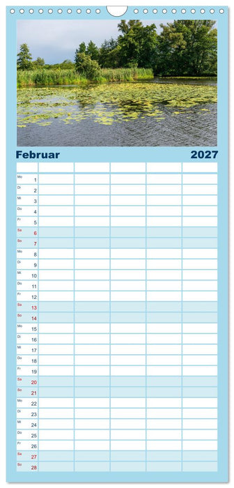 Bootscharter nach Berlin (CALVENDO Familienplaner 2027)