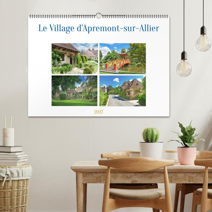 Le Village d'Apremont-sur-Allier (CALVENDO Wandkalender 2027)